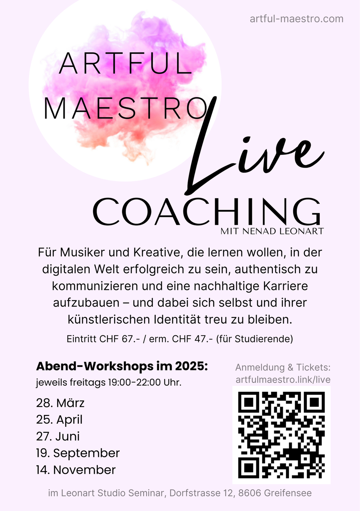Artful Maestro Live